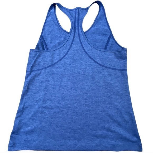 bcg size large blue silky thin athletic racerback tank top like new condition - Picture 3 of 6